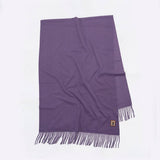 Wool Blend Solid Scarf-Sof Thick Bear Label Wrap_Cwasc2338