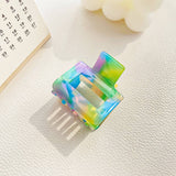 High-End Acetate Board High Ponytail Grab Clip