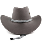 FAUX SUEDE WESTERN COWBOY HAT UNISEX OUTDOOR_CWAH1891