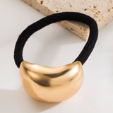 MINIMALIST IRREGULAR METAL ELASTIC HAIR TIE_CWAHA6253