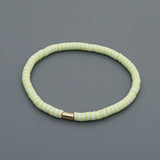 FASHIONABLE MULTI COLOR SOFT CLAY BEADED BRACELET_CWMM3818