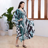 BIKINI QUICK DRY BEACH COVER UP WITH PRINT_CWMM6200