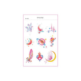 DOPAMINE CAT FIREWORK TATTOO STICKERS WATERPROOF_CWMM8338