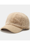 LAMB WOOL BASEBALL CAP WINTER WARM FASHION CWAH0426
