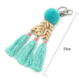 West Mia Style Tassel Keychain Womens Bag Pendant_Cwmm3559