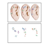 CUTE CARTOON EAR TATTOOS WATERPROOF STICKER SET_CWMM8394