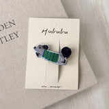 Cute Cartoon Dachshund Hair Clip Girls_Cwaha07818