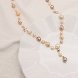 HIGH GRADE FRESHWATER PEARL SWEATER NECKLACE_CWAJE3886