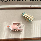 SWALLOW ACETATE HAIR CLAW BIRD INSPIRED BACK CLIP_CWAHA6021