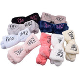 ALPHABET BOW FACE WASH HEADBAND_CWMM0726