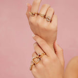 GEOMETRIC CZ STEEL RING WITH LUXE GLOSS FINISH_CWMM8931