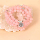 108 PINK BEADED BRACELETS WITH STRETCHY BANDS_CWAJE3935