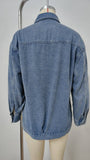 Washed Loose Denim Jacket Mid-Length Top