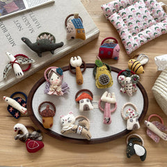 Forest Cartoon Animal Hair Ties_Cwaha08390