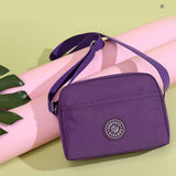 Lightweight Solid Nylon Crossbody Shoulder Bag_Cwasc1735