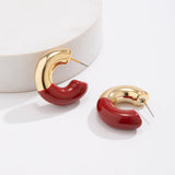 MINIMALIST AND PERSONALIZED MAILLARD RETRO EARRING_CWAJE1144