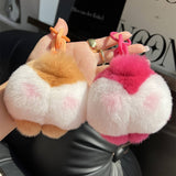 CUTE CORGI DOG BUTT CAR KEYCHAIN BAG PENDANT_CWMM2544
