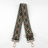 GEOMETRIC EMBROIDERY ADJUSTABLE BAG STRAP_CWMM0366