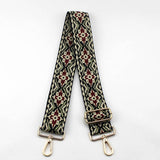 GEOMETRIC EMBROIDERY ADJUSTABLE BAG STRAP_CWMM0366