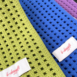 SOLID COLOR KNITTED HOLLOW SHOULDER BAG HANDBAG_CWAB1496