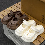 THICK SOLED RETRO HOLE SANDALS_CWSHS0811