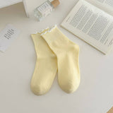 ALL MATCH NEW POLKA DOT MID CALF SOCKS_CWMS0953