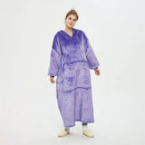 PLUS SIZE LONG PULLOVER HOODIE BLANKET FOR WINTER_CWAHA6527