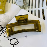 Cwaha1558_4.92"Simple Rectangle Large Hair Claw Clip