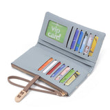 LADIES LONG SMALL FRESH PRINTED BUCKLE WALLET_CWAB2321