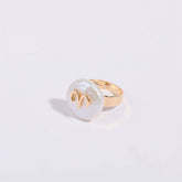 12 ZODIAC SIGNS IRREGULAR PEARL RINGS_CWMM5742