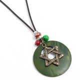 PERSONALIZED ALLOY FIVE POINTED STAR NECKLACE_CWMM4616