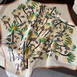 FASHIONABLE SILK SCARF FLORAL PRINT FALL WINTER_CWASC0537