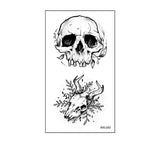 MINIMALIST NATURE TATTOO STICKERS WHALE FOREST_CWMM8365