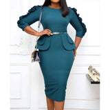 PROFESSIONAL OFFICE TEMPERAMENT COMMUTER DRESS_CWDMD3674