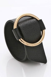 SIMPLE RING POINT WIDE FASHION BRACELET_CWAJE001