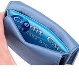 SHORT RFID COIN POCKET WALLET MINI LEATHER WALLET_CWAB3700