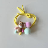 COLORFUL BEAR RUBBER BAND HAIR TIE_CWAHA1839