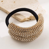METALLIC RHINESTONE ELASTIC HAIR TIE FOR WOMEN_CWAHA6173