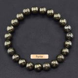 Crystal Natural Stone Beaded Bracelet Unisex_Cwmm11267