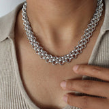 Titanium Steel Thick Chain Bracelet Necklace