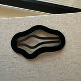 Velvet Triangle Hollow Bb Clip Chic Hairpin_Cwaha07970
