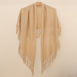 Wome Warm Triangle Scarfcashmere Knit_Cwasc2703