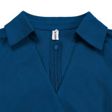 FASHIONABLE AND ELEGANT SOLID COLOR PLUS SIZEDRESS_CWDMD3659