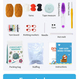 HANDMADE DIY SLOTH DOLL MATERIAL KIT_CWMM0841