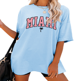 FUNNY LETTER PRINT T SHIRT FOR WOMEN LOOSE FIT_CWTTS1459