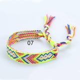 ETHNIC STYLE COLORFUL TASSEL WOVEN BRACELET_CWAJE0709