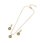 FASHIONABLE OIL DRIPPING BUTTERFLY NECKLACE_CWAHA0889