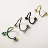 Trendy Titanium Steel Lip Ring Body Piercing_Cwmm9587