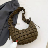 RUFFLE CLOUD BAG TRENDY PUFFY SHOULDER_CUAB00523