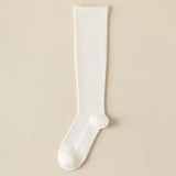 Women Stockings Leisure Solid Color Tube Socks_Cwms0291